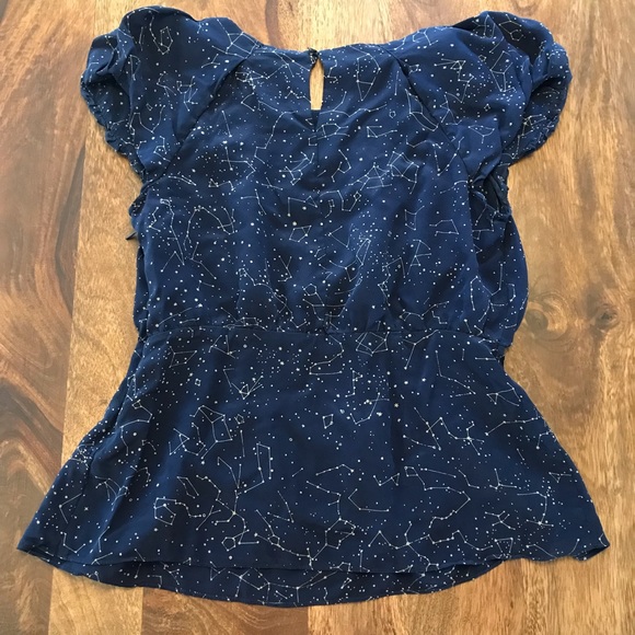 COPY - Maeve by Anthropologie Trace The Stars Blouse - Picture 2 of 8